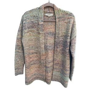 rainbow knit cardigan -small